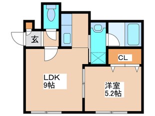 グランメゾンノ－スの物件間取画像